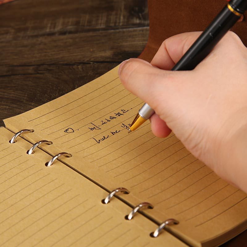 Wholesale strap creative retro Kraft paper notebook